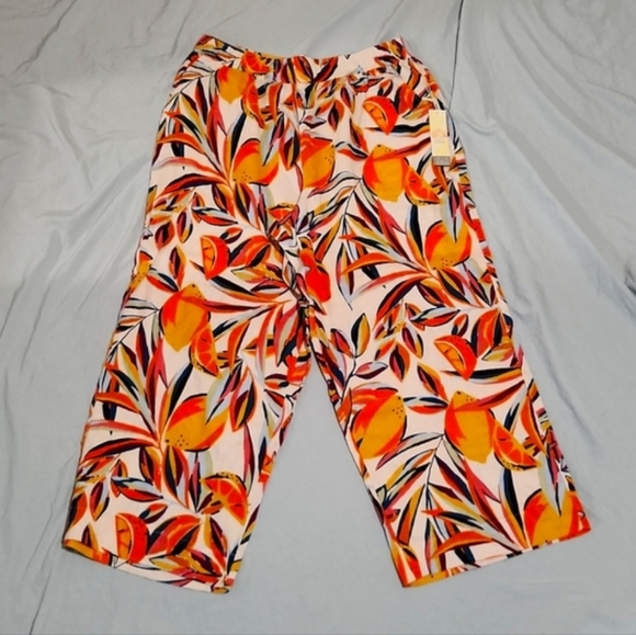 C & C California Linen Lemon Pants - Picture 1 of 4